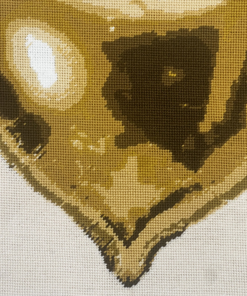 Gold Heart Balloon